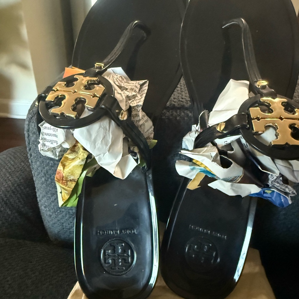 Tory Burch Women's Mini Miller Flip Flops - Picture 6 of 7